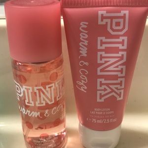 PINK BODY MIST AND LOTION